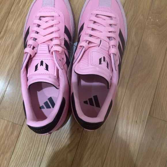 Adidas Messi Samba Pink/Black/Gum Bottom NIB - Picture 7 of 10